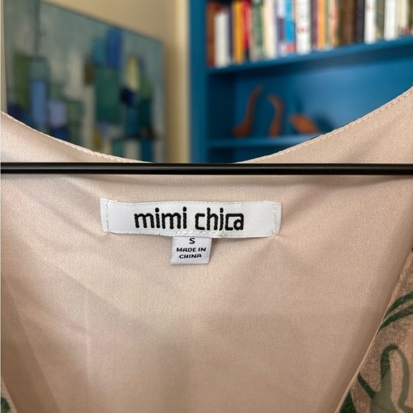 Green Beige Women’s Floral Dress - Picture 4 of 4